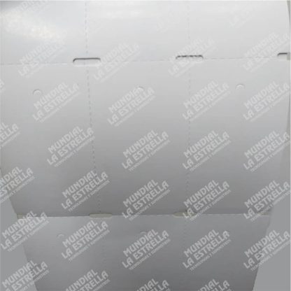 ROLLO ETIQUETA CARTON 35 mm X 65 mm BLANCO - Imagen 2