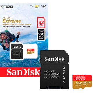 MEMORIA SD 32 GB SCANDISK EXTREME C10 100-60MB