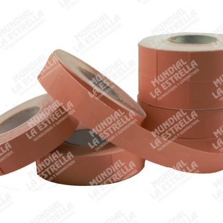 PAQUETE DE 12 ROLLOS ROSADO PARA ETQUETADORA 1115