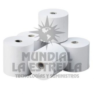 PAQUETE DE 8 ROLLOS TERMICO 57mm x 30mts