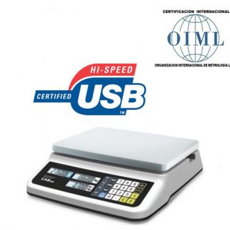 Balanza liquidadora plana puerto USB POS 30kg (Certificada) CAS