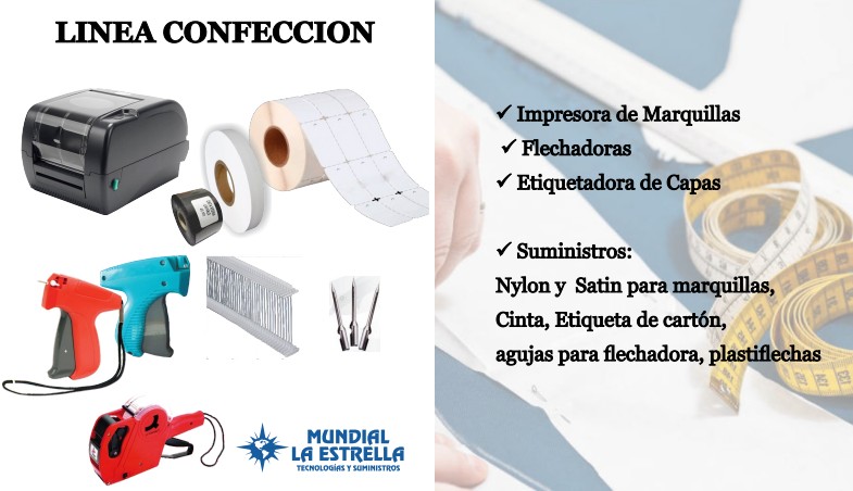 Productos para la industria de la confeccion
