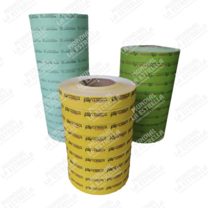 ROLLOS IMPRESOS PARA ETIQUETADORA 1110 PERSONALIZADOS - Imagen 2