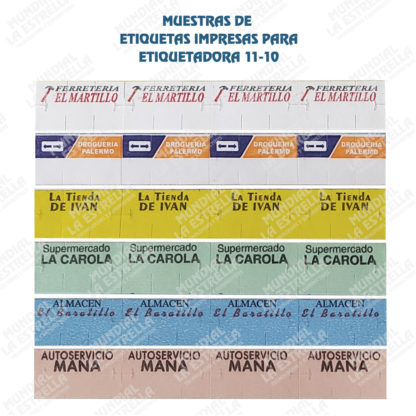 ROLLOS IMPRESOS PARA ETIQUETADORA 1110 PERSONALIZADOS - Imagen 3