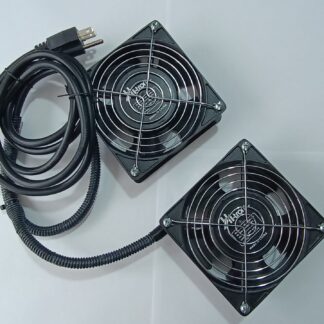 KIT DE VENTILACION PARA GABINETE - 2 VENTILADORES CON CABLE