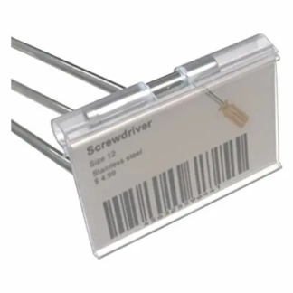 BLISTER PORTA ETIQUETA PARA GONDOLA 39x75mm