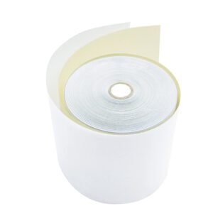 PAQUETE DE 6 ROLLOS QUIMICO CON COPIA AMARILLA 76 mm x 30 mts