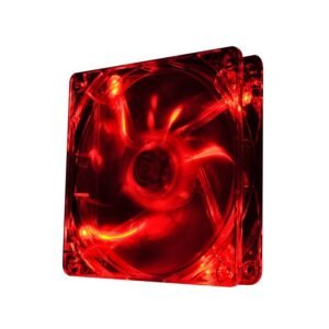 VENTILADOR THERMAL TAKE CL-F019 TRASPARENTE LED RED
