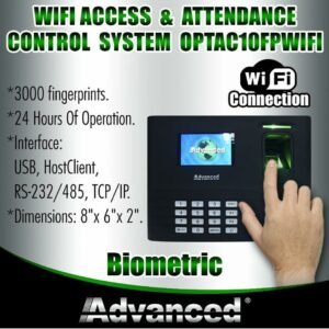 CONTROL ASISTENCIABIOMETRICO LCD 3" HD, BATERIA 4 HORAS USO.
