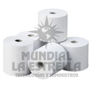 PAQUETE DE 8 ROLLOS TERMICO 57 mm x 30 mts