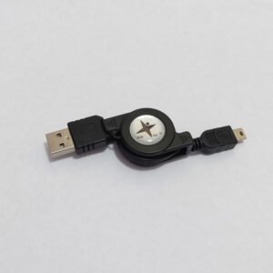 CABLE STARTEC USB 0.75 MTS RETRACTABLE NEGRO A/B 5FT