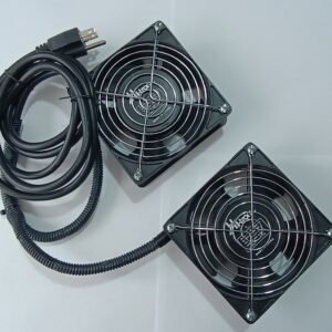 KIT DE VENTILACION GABINETE - 2 VENT 4" CON CABLE