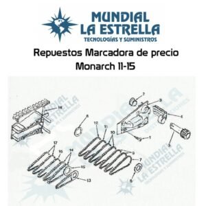 Repuestos para ETIQUETADORA MONARCH 1115