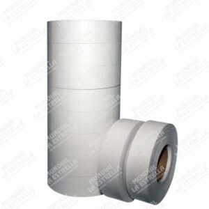 PAQUETE DE 12 ROLLOS BLANCO PARA ETIQUETADORA SATO PB-2